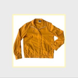 Vintage yellow and white utility jacket
